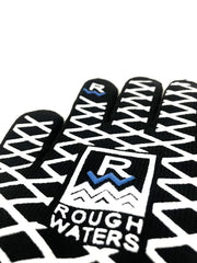 Rough Waters Fishing/BBQ Gloves (Blk/Wht)