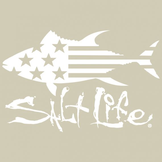Salt Life Tuna Flag Decal (Medium)