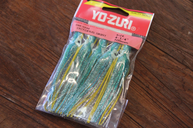 Yo-Zuri 4 1/4” "  Squid Skirt (5 pack)